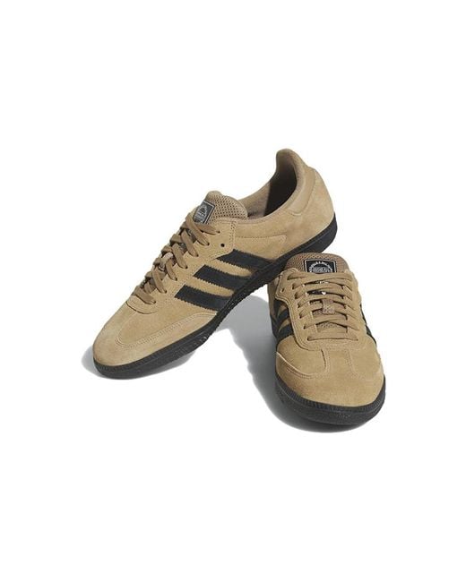 Adidas Brown Samba Adv 'Mirrored Lines Pack' for men