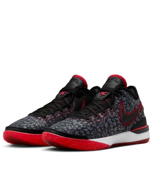 Nike Blue X Faze Clan Zoom Lebron Nxxt Gen 'Bred' for men