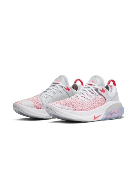 Nike White Joyride Run Fk 'Laser Crimson' for men