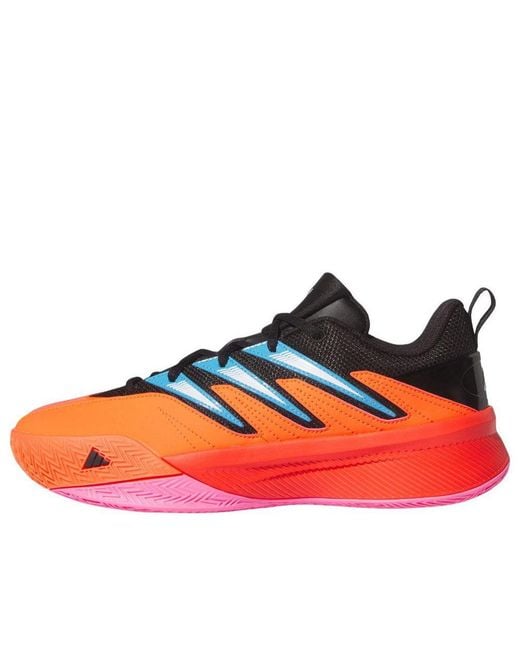Adidas Orange Lillard Dame Certified 2 Low for men