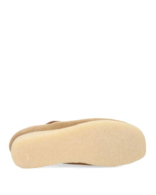 Clarks Brown Wallabee 'Sandstone Combination' for men