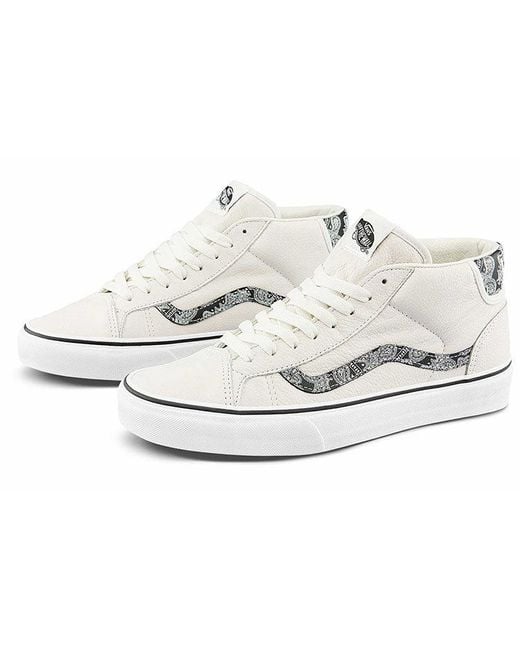 Vans White Mid Skool 37 'Sport Paisley for men