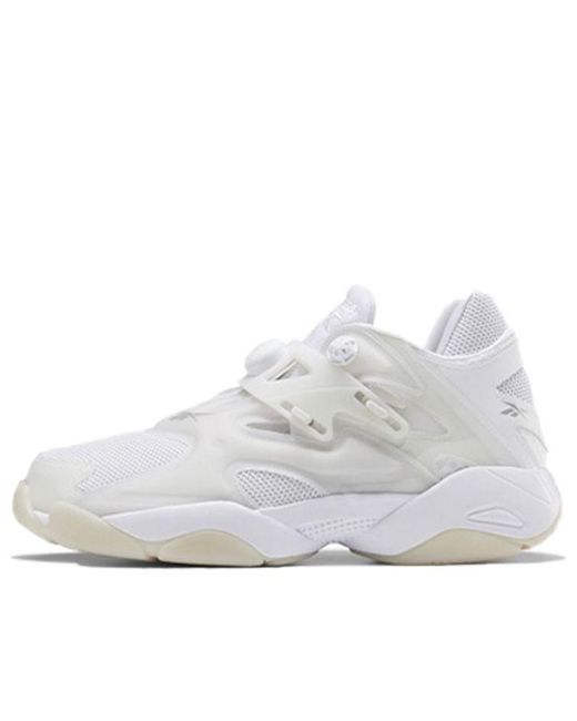 Reebok White Pump Court Porcelain' for men