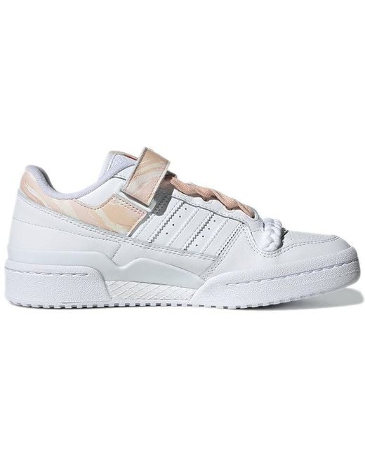 Adidas White (Wmns) Originals Forum Low Sneakers