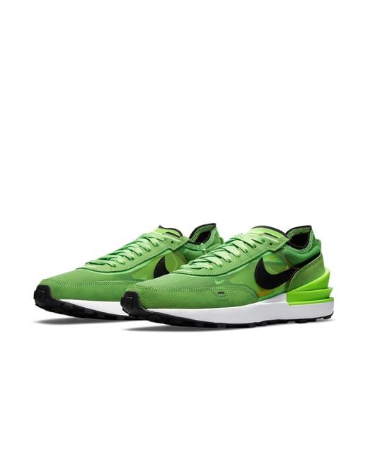 Nike Green Waffle One Shoes for men