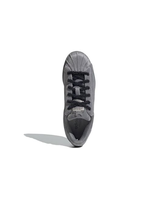 Adidas Gray Superstar Sneakers Grey for men
