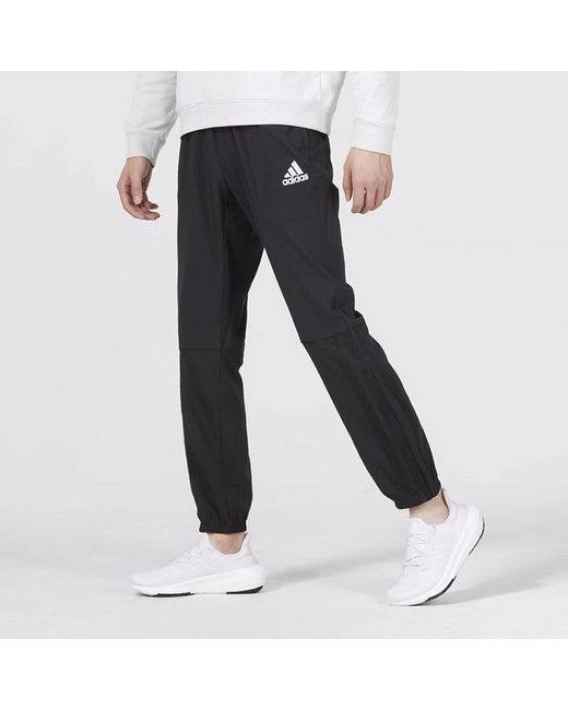 Adidas Black Bb Woven Pants for men