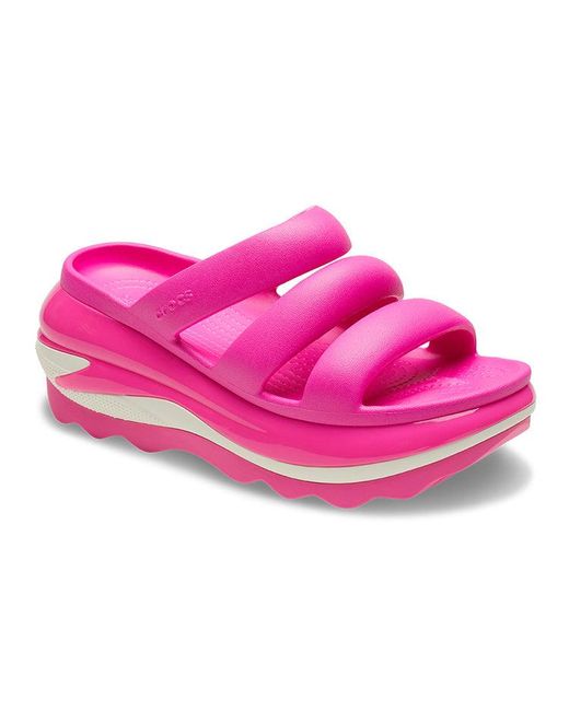 CROCSTM Pink Mega Crush Triple Strap for men