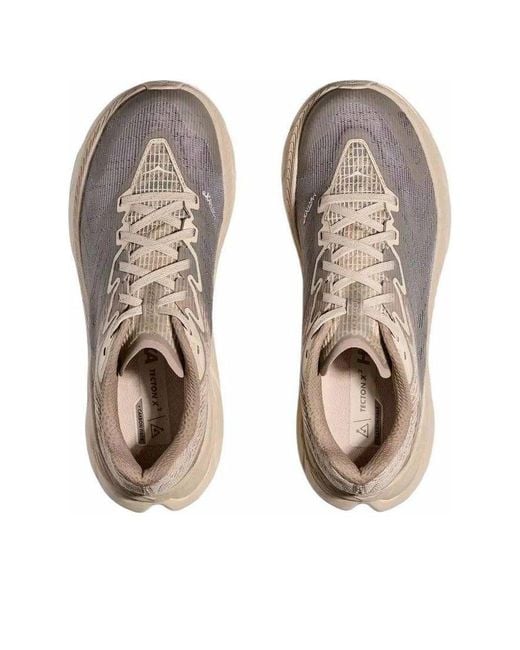 Hoka One One Brown Tecton X 2 'Stealth Tech Oatmeal' for men