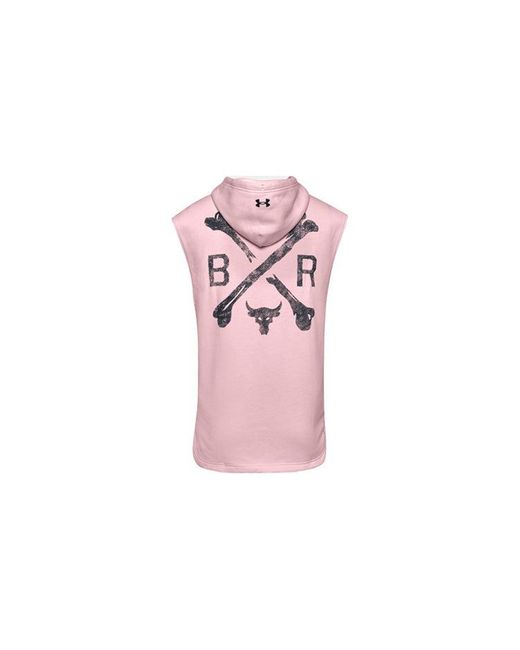 Under Armour Pink Sleeveless Fleece Versatile Jumper for men