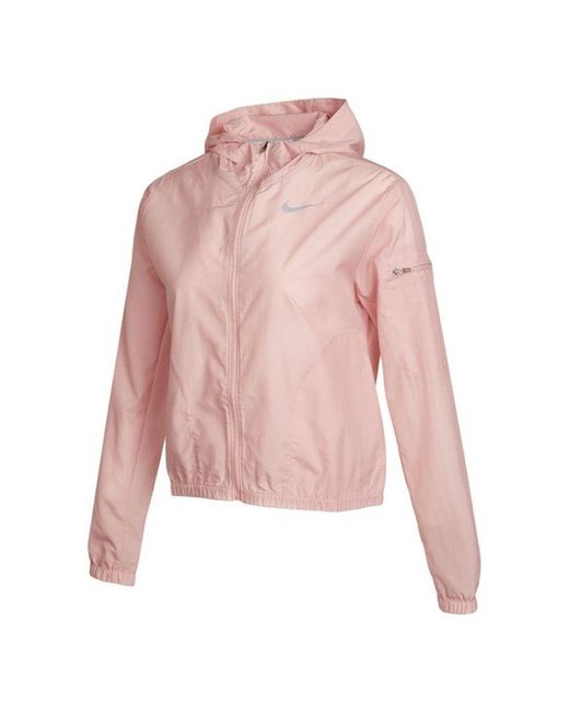 Nike Pink (Wmns) As W Nk Imp Lght Jkt Jacket Hd Glaze
