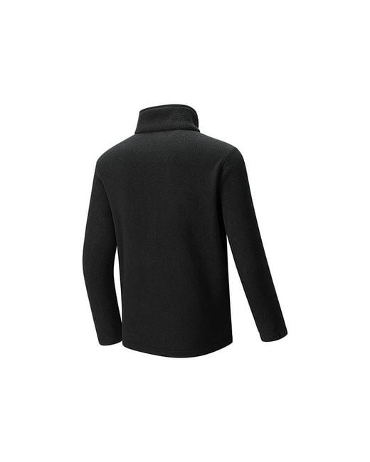 Mizuno Black Logo Fleece Jacket for men