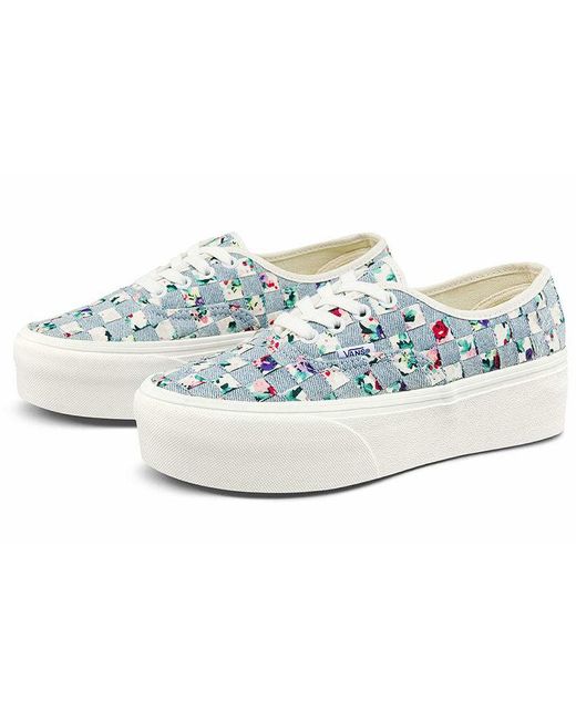 Vans Blue Authentic Stackform 'Woven for men