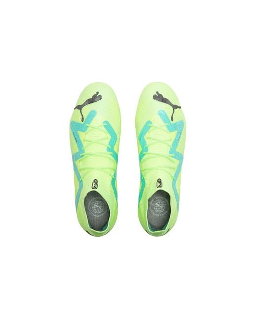 PUMA Green Future Ultimate Fg Ag 'Electric Peppermint Fast' for men