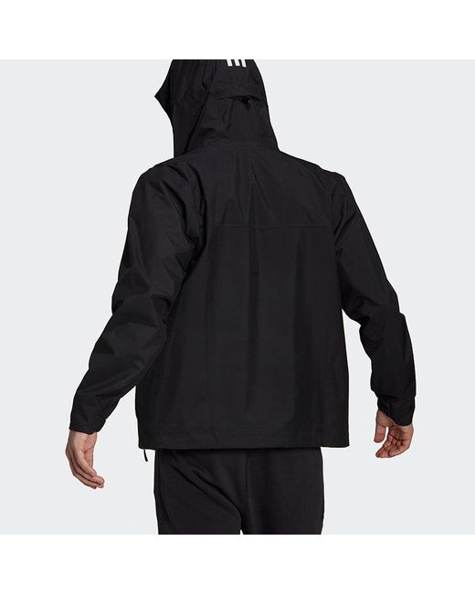Adidas Black Performance Bsc 3-Stripes R.R. Jacket for men