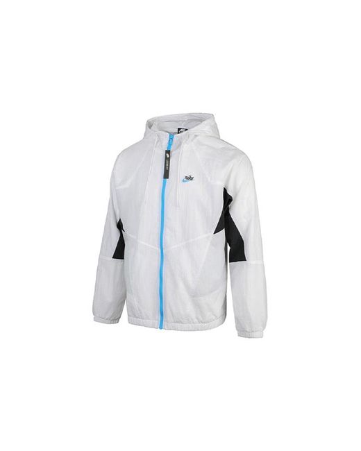 Nike Blue As Sportswear He Wr Jkt Jacket Wvn Sign for men
