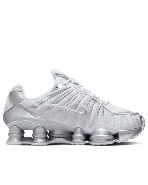 Nike White (Wmns) Shox Tl Chrome'