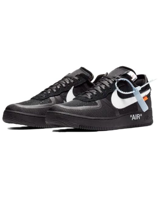Nike Blue Air Force 1 X Off-white Black for men