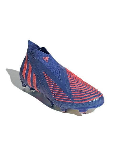 Adidas Blue Predator Edge+ Ag 'Hi-Res Turbo' for men