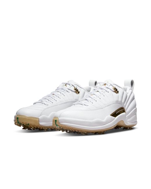 Nike White 12 Low Golf 'Masters' for men