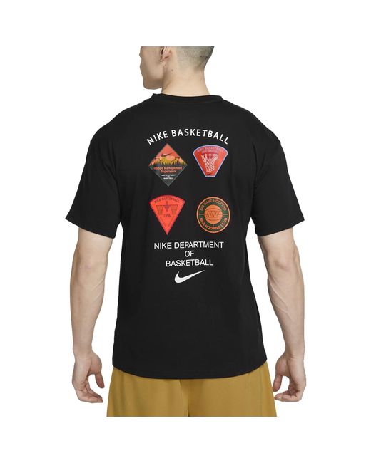 Nike Black Max90 Basketball T-Shirt for men