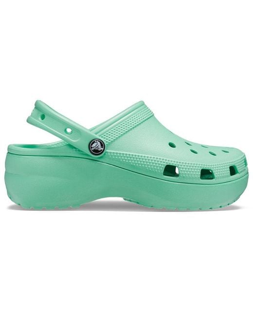 CROCSTM Green Classic Platform Clog