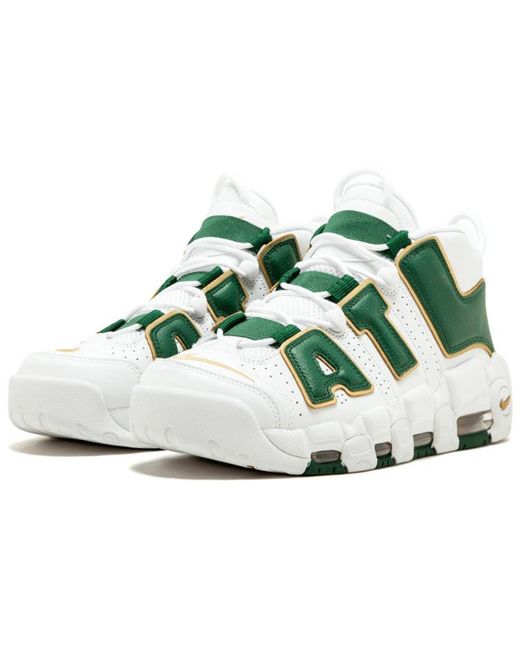 Nike Green Air More Uptempo Qs 'Atlanta' for men