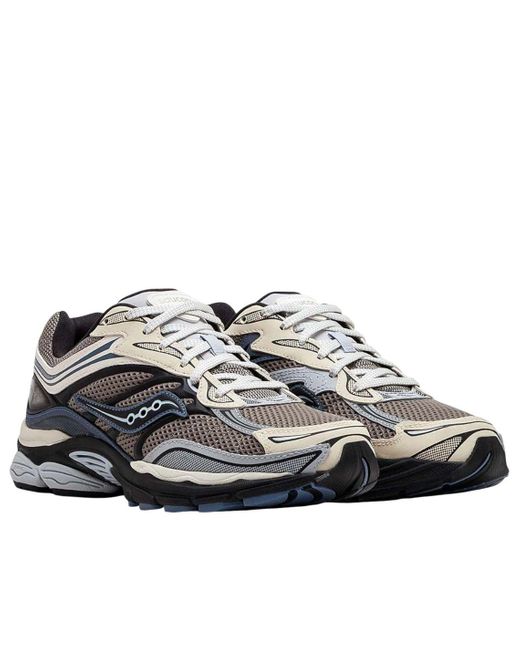 Saucony Brown Progrid Omni 9 'Winter Tech Gravel Caviar' for men