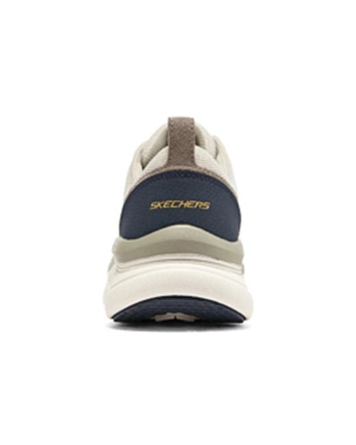Skechers White D'Lux Walker for men