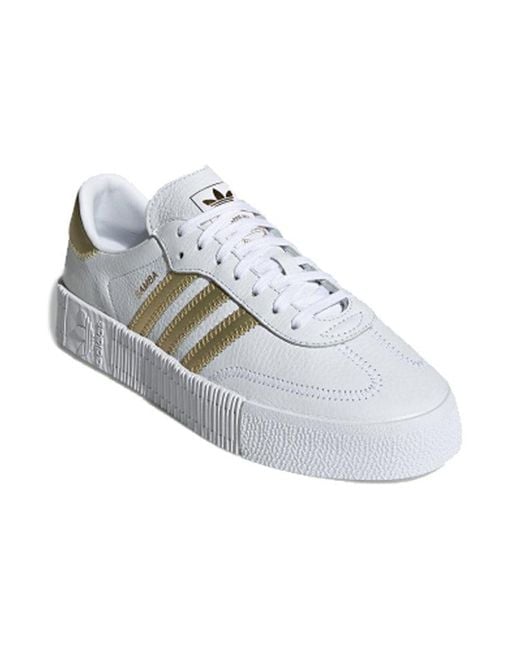 Adidas White (Wmns) Sambarose Metallic'