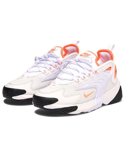 Nike White (Wmns) Zoom 2K 'Hyper Crimson'