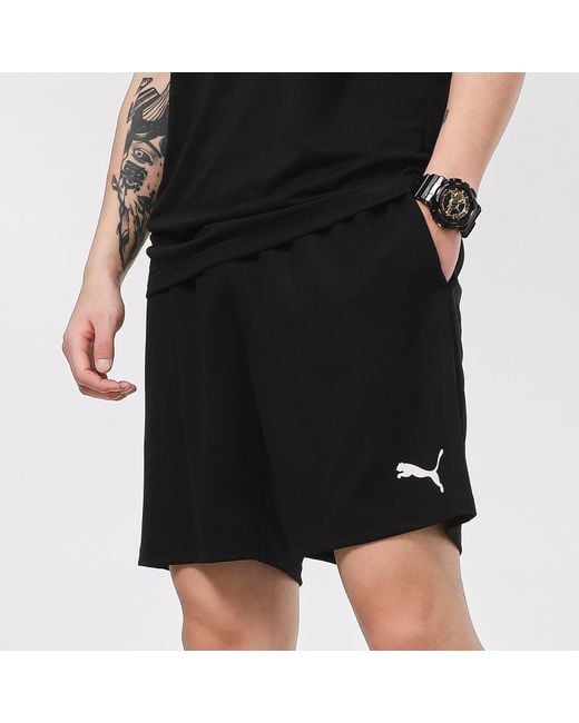 PUMA Black Active Woven 9 Inch Shorts for men