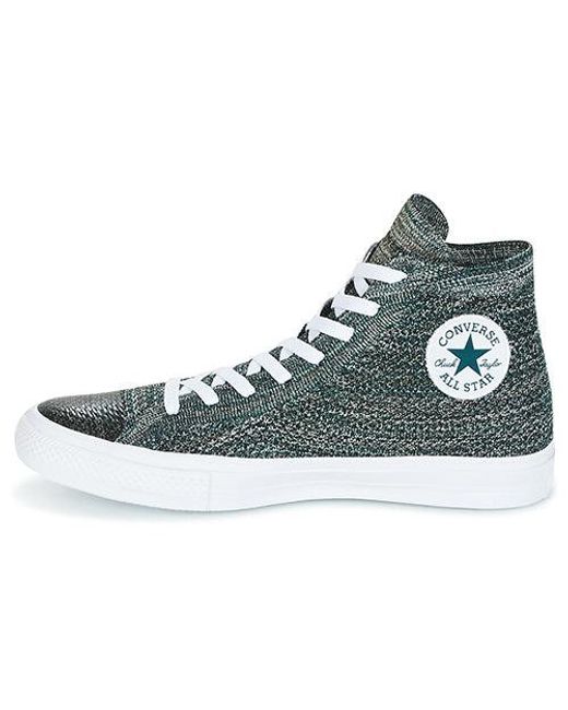 Converse Blue Nike X Chuck Taylor All Star Flyknit High 'Dark Atomic Igloo' for men