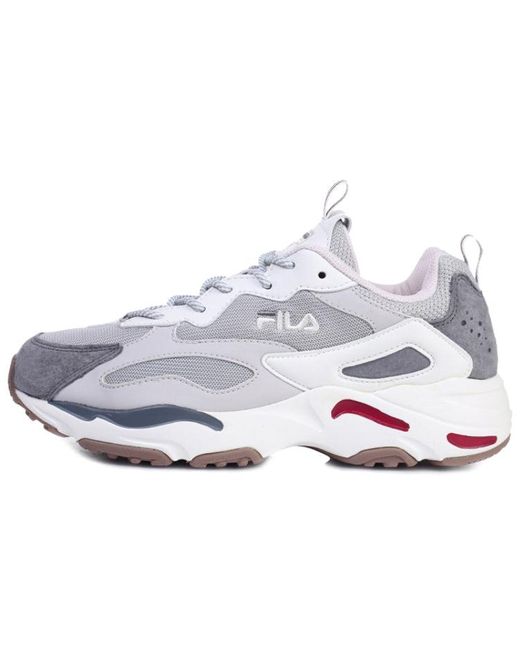 Fila White X Bts Colorful Summer Collection Raytracer Grey