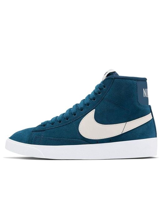 Nike Blue (Wmns) Blazer Mid Vintage Suede