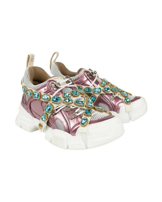 Gucci Pink (Wmns) Flashtrek Crystals'