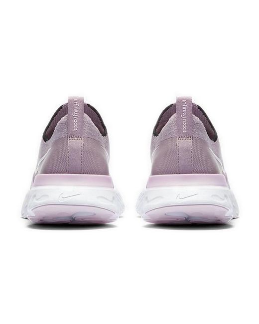 nike react infinity run plum fog