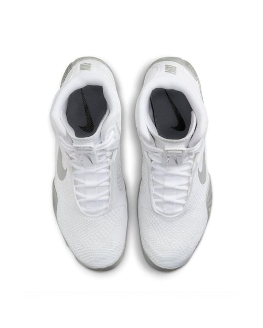 Nike Gray Tawa Wrestling Shoes Metallic' for men
