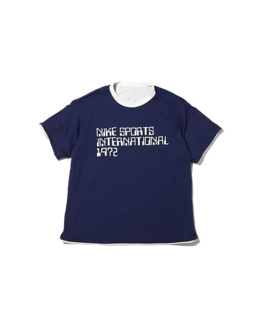 Nike White Sportswear Circa Logo Printing Reversible Round Neck Short Sleeve for men