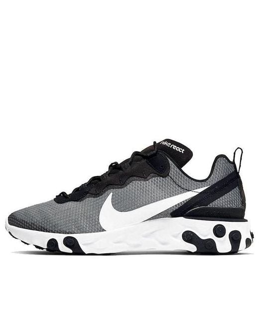 Nike White React Element 55 'Anthracite' for men
