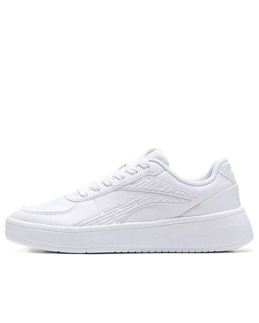 Li-ning White Superwave Low 'Snow' for men