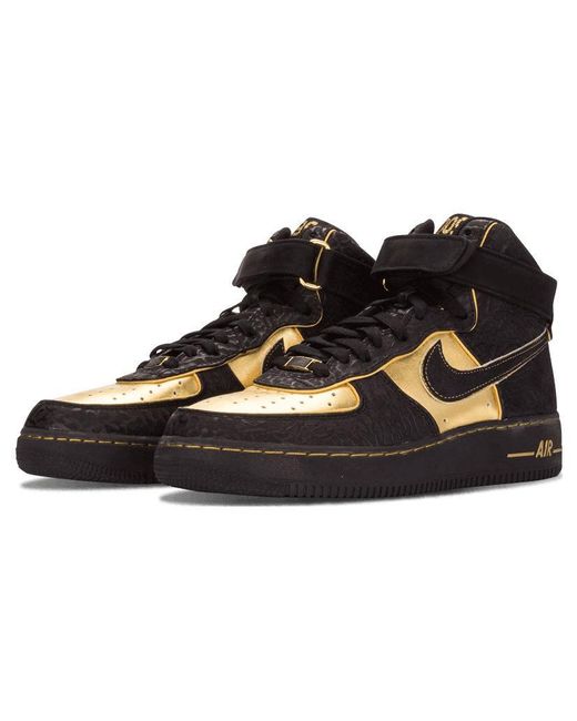 Nike Black Air Force 1 Hi Supreme 'Nitro Microphone Underground' for men