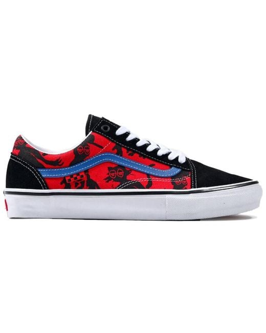 Vans Red Krooked X Skate Old Skool 'Natas For Ray Barbee' for men