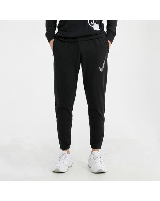 Nike Black Running Therma Stay Warm Training Sports Long Pants for men
