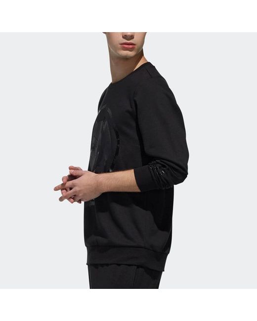 Adidas Black Neo U Avngrs Swt Casual Sports Round Neck Pullover for men