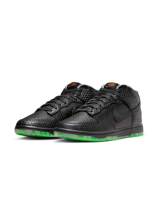 Nike Black Dunk Mid Premium 'Halloween' for men