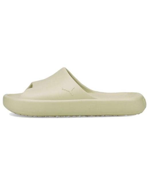 PUMA Green Shibui Cat Slide 'Putty' for men