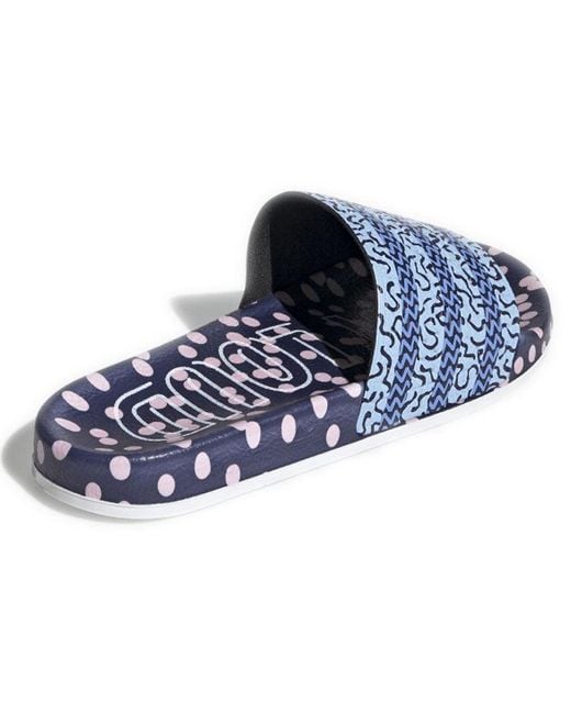 Adidas Blue (Wmns) Adilette Slide 'Out Loud'