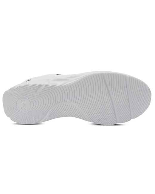 Under Armour White Mojo 2 Breathable Wear-Resistant Non-Slip Low Tops Sports Shoe for men