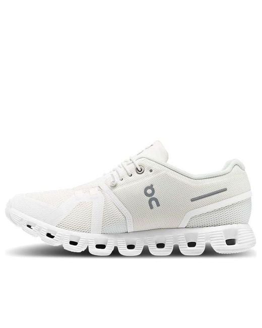 On Shoes White (Wmns) Cloud 5 'Undyed-
